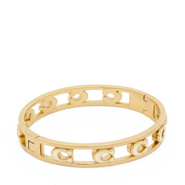 Bransoletka Coach. Żółte bransoletki damskie Coach, złote. Za 479.99 zł.