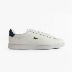Buty męskie sportowe do chodzenia Lacoste CARNABY SET. Białe buty sportowe na co dzień męskie Lacoste, z materiału, bez zapięcia, trekkingowe. Za 409.00 zł.