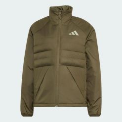 Kurtka Terrex Multi CLIMAWARM Insulated. Zielone kurtki damskie Adidas, l, bez wzorów, z materiału, bez kaptura. Za 569.00 zł.