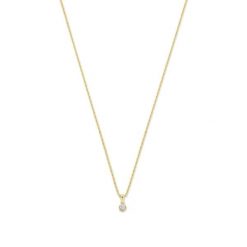 Isabel Bernard Naszyjnik Isabel Bernard De La Paix Inaya - 14-karatowe złoto - diament 0.01 karata Naszyjniki 1 ct Damski. Żółte naszyjniki damskie Isabel Bernard, na co dzień, złote. Za 1,700.99 zł.