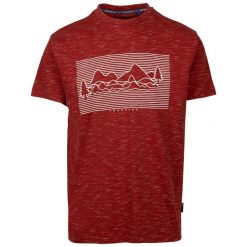 T-shirt Męski Tkanina Techniczna Kalar. Brązowe t-shirty męskie Trespass, m, bez wzorów, z materiału, bez kołnierzyka. Za 55.99 zł.