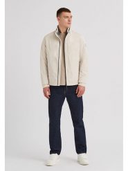 Milestone Kurtka funkcyjna "Easton" w kolorze kremowym rozmiar: 50. Brązowe kurtki outdoor męskie Milestone, bez wzorów, z materiału, bez kaptura. Za 304.99 zł.