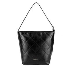 Torebka Badura. Czarne torebki klasyczne damskie Badura, bez wzorów, bez dodatków. Za 199.99 zł.