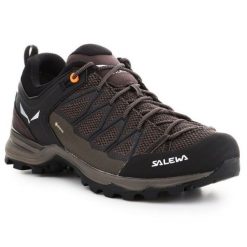 Buty trekkingowe Salewa Mtn Trainer Lite Gtx 61361-7512 brązowe. Brązowe buty trekkingowe męskie na zimę, z gore-texu, bez zapięcia, wspinaczkowe, gore-tex. Za 962.69 zł.