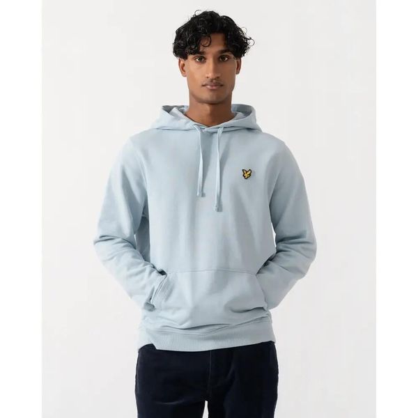 Bluza z kapturem Lyle & Scott. Niebieskie bluzy z kapturem męskie LYLE AND SCOTT, m. Za 333.40 zł.