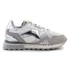 Buty D.Franklin Vibla Zig Patch DFSH378005-WHIT szare. Szare buty sportowe na co dzień damskie bez wzorów, z materiału. Za 503.88 zł.
