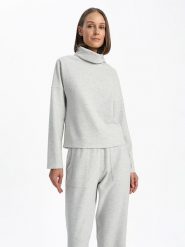 BGN Golf w kolorze jasnoszarym rozmiar: 40. Szare golfy damskie BGN, bez wzorów, bez ramiączek. Za 43.47 zł.