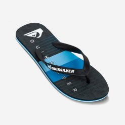 Japonki męskie Quiksilver Molokai Pointbreak. Czarne klapki i japonki męskie Quiksilver, z kauczuku. Za 89.99 zł.