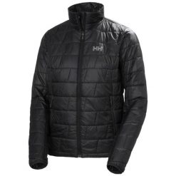 Damska kurtka puchowa Helly Hansen Lifaloft. Czarne kurtki damskie Helly Hansen, xl, bez wzorów, z materiału, bez kaptura. Za 857.00 zł.