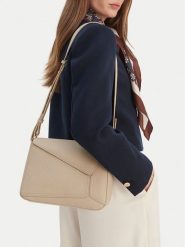 GINO ROSSI Torebka C-KY117 Écru. Torebki klasyczne damskie Gino Rossi, bez wzorów, z materiału, bez dodatków. Za 199.99 zł.