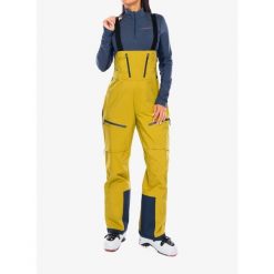 Spodnie narciarskie damskie La Sportiva Sender GTX Performance Bib Pants. Żółte spodnie materiałowe damskie La Sportiva, bez wzorów, sportowe. Za 1,688.39 zł.