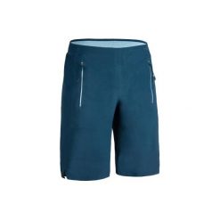 Spodenki fitness kardio FST120 męskie. Niebieskie szorty męskie DOMYOS, l, z elastanu, na fitness i siłownię. Za 99.99 zł.