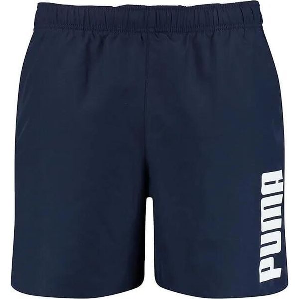 Puma męskie spodenki kąpielowe Mid Navy Blue XL. Niebieskie kąpielówki męskie Puma, m, bez wzorów, z poliesteru, do pływania. Za 184.99 zł.