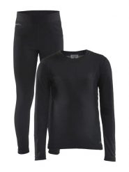 Craft Thermal Baselayer Set J – Termoaktywna bielizna junior, 100% poliester z. Czarna bielizna termoaktywna męska Craft, bez wzorów, z dżerseju. Za 377.95 zł.