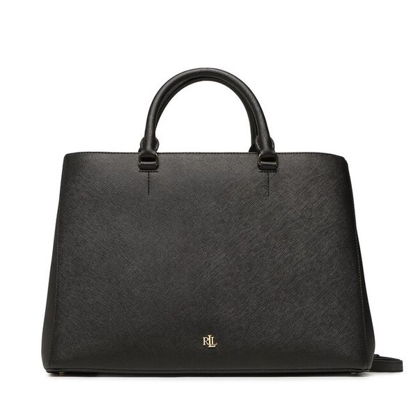 Torebka LAUREN RALPH LAUREN. Czarne torebki klasyczne damskie Lauren Ralph Lauren, bez wzorów, bez dodatków. Za 1,019.00 zł.