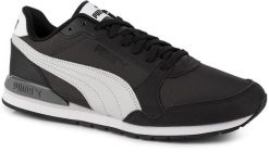 Męskie buty sportowe sneakersy niskie PUMA ST RUNNER V3 NL 384857-14. Czarne buty sportowe na co dzień męskie Puma, na lato, z materiału, bez zapięcia, na fitness i siłownię. Za 199.00 zł.