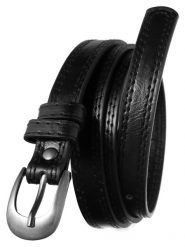 Pasek damski czarny Cavaldi SBB-CV-1 BLACK. Czarne paski damskie 4U Cavaldi, bez wzorów, ze skóry, eleganckie. Za 9.00 zł.
