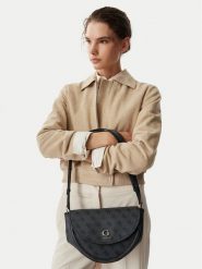 Guess Torebka HWSG97 56210 Czarny. Czarne listonoszki damskie Guess, z aplikacjami, ze skóry, bez dodatków. Za 584.99 zł.