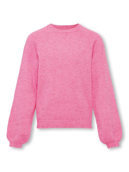 Kids ONLY Sweter 15246166 Różowy Regular Fit. Czerwone swetry dziewczęce Kids Only, bez wzorów, z syntetyku, bez kołnierzyka. Za 69.99 zł.