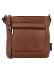 Beagles Skórzana torebka "Benidorm" w kolorze jasnobrązowym - 22 x 21 x 7 cm rozmiar: onesize. Brązowe torebki klasyczne damskie Beagles, bez wzorów, z materiału, bez dodatków. Za 121.99 zł.