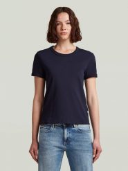 G-Star Koszulka w kolorze granatowym rozmiar: L. Niebieskie t-shirty damskie G-Star, l, bez wzorów, z bawełny, bez kołnierzyka. Za 105.38 zł.
