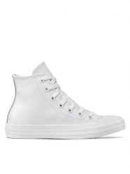 Converse Trampki Ct A/S Lthr Hi 1T406 Biały. Białe trampki i tenisówki męskie Converse, bez wzorów, ze skóry, bez zapięcia. Za 299.99 zł.