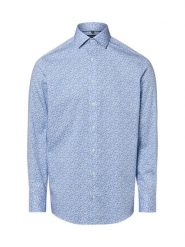 OLYMP Luxor modern Fit koszula biznesowa Mężczyźni Modern Fit Bawełna niebieski, 45. Niebieskie koszule męskie OLYMP Luxor modern Fit, m, bez wzorów, z bawełny, bez kołnierzyka, bez ramiączek. Za 329.95 zł.