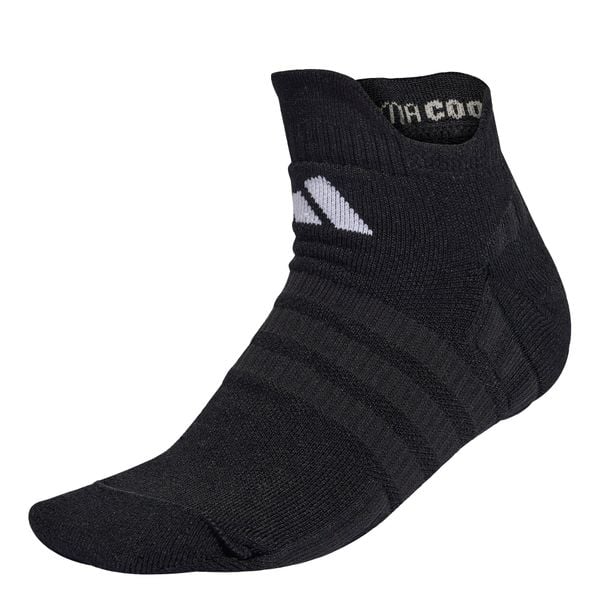 SKARPETY TENISOWE PRZED KOSTKĘ Z AMORTYZACJĄ, 1 PARA W OPAKOWANIU. Białe skarpetki damskie Adidas, bez wzorów, z elastanu. Za 54.95 zł.