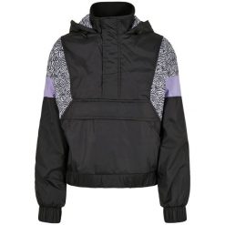 Damska kurtka wodoodporna Urban Classics aop mixed pull. Czarne kurtki damskie Urban Classics, m, bez wzorów, z materiału, bez kaptura. Za 246.20 zł.