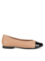 Lasocki Baleriny EST-RUMBA-07 Beżowy. Brązowe baleriny damskie Lasocki, bez wzorów, ze skóry, bez obcasa. Za 149.99 zł.
