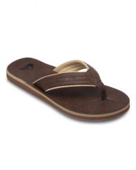 Sandały dla Mężczyzn CARVER NUBUCK Brązowy. Brązowe sandały męskie Quiksilver, z dżerseju, bez zapięcia. Za 149.99 zł.