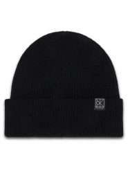 Calvin Klein Czapka LV04F8125G Czarny. Czarne czapki zimowe damskie CALVIN KLEIN, z kaszmiru. Za 329.99 zł.