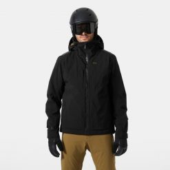 Kurtka narciarska Helly Hansen Atlas Infinity Stretch. Czarne kurtki męskie Helly Hansen, m, bez wzorów, bez kaptura, narciarskie. W wyprzedaży za 2,898.00 zł.