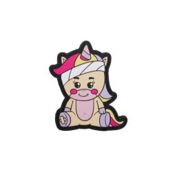 Naszywka z rzepem PVC z motywem jednorożca Elitex Training na plecaki. Czarne plecaki damskie ELITEX TRAINING, z aplikacjami. Za 29.99 zł.