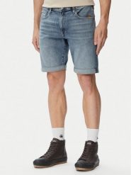 G-Star Raw Szorty jeansowe 3301 D10481-C051 Niebieski Regular Fit. Niebieskie szorty męskie G-Star Raw, z bawełny, bez kołnierzyka. Za 389.99 zł.