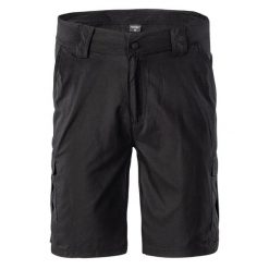 Szorty Hi-Tec IBG Loop 1/2. Czarne szorty męskie Hi-tec, bez wzorów, z materiału, eleganckie. Za 63.89 zł.
