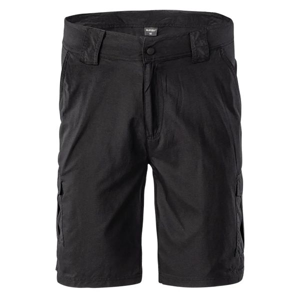 Szorty Hi-Tec IBG Loop 1/2. Czarne szorty męskie Hi-tec, bez wzorów, z materiału, eleganckie. Za 63.89 zł.