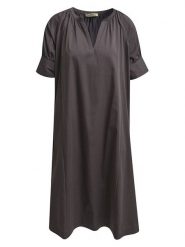 Smith & Soul Sukienka w kolorze ciemnobrązowym rozmiar: XS. Brązowe sukienki damskie Smith & Soul, xs, bez wzorów, bez kołnierzyka, bez ramiączek, midi. Za 195.99 zł.