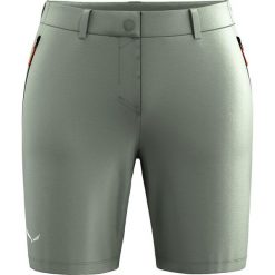 Szorty damskie Salewa Puez Talvena. Szare szorty damskie Salewa, bez wzorów, z softshellu, klasyczne, z standardowym stanem. Za 322.50 zł.