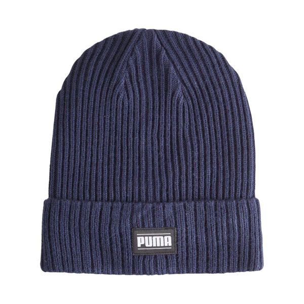 Czapka Puma Ribbed Classic Cuff Beanie. Niebieskie czapki męskie Puma, bez wzorów. Za 69.99 zł.