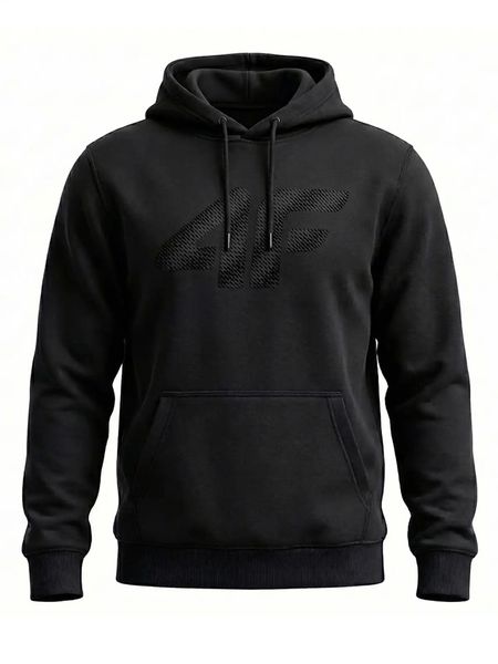 4F Bluza w kolorze czarnym rozmiar: L. Czarne bluzy z kapturem męskie 4f, l. Za 149.95 zł.