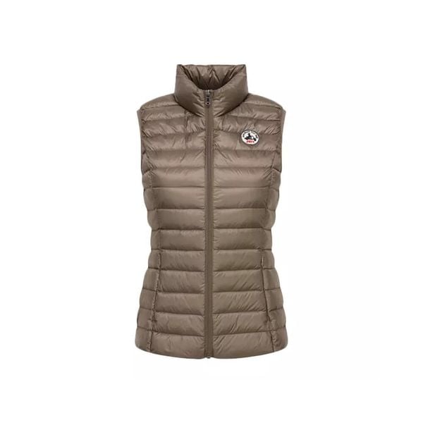 Damska kurtka bez rękawów JOTT Seda. Brązowe kurtki damskie jott, bez wzorów, z puchu, bez kaptura. Za 320.99 zł.