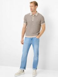 BRAX Dżinsy - Clint Mężczyźni Bawełna niebieski jednolity, 32-32. Niebieskie jeansy męskie Brax. Za 599.95 zł.