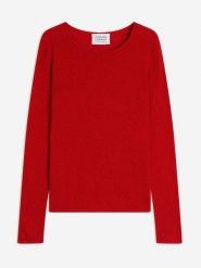AUTHENTIC CASHMERE Kaszmirowy sweter "Epéna" w kolorze czerwonym rozmiar: XL. Czerwone swetry klasyczne damskie AUTHENTIC CASHMERE, xl, z kaszmiru, bez kołnierzyka. Za 348.90 zł.