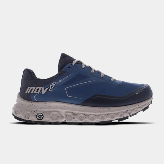 Buty do biegania męskie, Inov-8 RocFly G 350 GTX. Niebieskie obuwie do biegania damskie Inov-8. Za 599.99 zł.