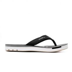 Japonki damskie O'Neill Jack Slipper. Czarne klapki damskie O'neill, bez wzorów, z materiału, bez obcasa. W wyprzedaży za 79.00 zł.