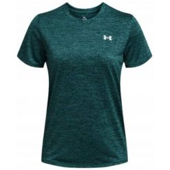 Koszulka treningowa damska Under Armour Tech. Zielone t-shirty damskie Under Armour, xs, bez wzorów, bez kołnierzyka. Za 113.99 zł.
