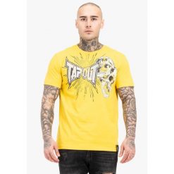 T-shirt o klasycznym kroju Tapout Blade. Czarne t-shirty męskie TAPOUT, bez wzorów, bez kołnierzyka. Za 152.50 zł.