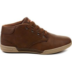 Brązowe trampki męskie 15M787. Brązowe trampki i tenisówki męskie ButyModne, bez wzorów, bez zapięcia. Za 77.99 zł.