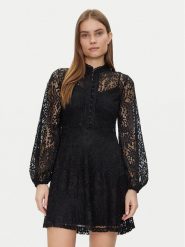 Vila Sukienka codzienna 14109364 Czarny Slim Fit. Czarne sukienki damskie Vila, na co dzień, xs, bez wzorów, z syntetyku, bez kołnierzyka, bez ramiączek, proste. Za 139.99 zł.